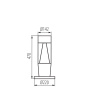 Свет для улицы — Уличный светильник Kanlux INVO TR 47-O-GR 29175 купить в 