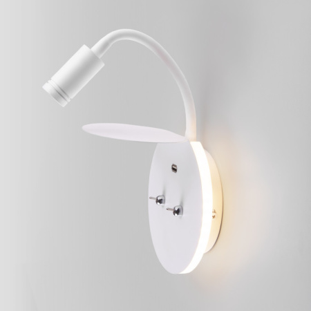 Настенные бра — Бра Elektrostandard Lungo LED белый (MRL LED 1017) купить в  Настенные бра — Бра Elektrostandard Lungo LED белый (MRL LED 1017) купить в