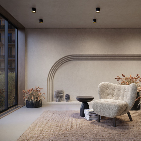 Накладные светильники — Накладной светильник Maytoni Technical C009CW-L12B4K купить в 