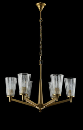 Люстры подвесные — Подвесная люстра Crystal Lux LAURA SP-PL6 BRONZE купить в 
