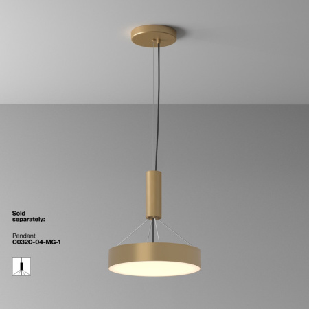 Накладные светильники — Накладной светильник Maytoni Technical C032CL-36W3K-RD-MG купить в 