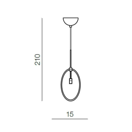 Подвесные светильники — Подвесной светильник Azzardo Diana 1 AZ2150 купить в 