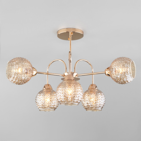 Люстры на штанге — Люстра на штанге Eurosvet 30175/6 золото купить в 