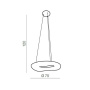 Люстры подвесные — Подвесная люстра Azzardo Donut pendant 75 AZ2060 купить в  Люстры подвесные — Подвесная люстра Azzardo Donut pendant 75 AZ2060 купить в