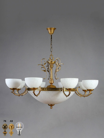 Люстры подвесные — Подвесная люстра AMBIENTE by BRIZZI 02140/8 AB купить в 