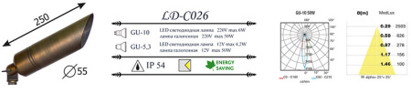 Грунтовые светильники — Грунтовый светильник LD-Lighting LD-CO26 купить в  Грунтовые светильники — Грунтовый светильник LD-Lighting LD-CO26 купить в