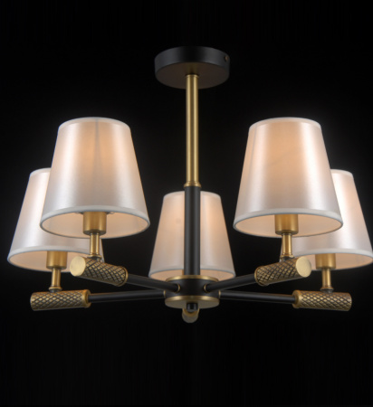 Потолочные люстры — 42459/5 бронза+черный купить в 