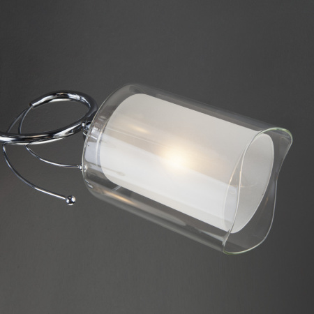 Люстры накладные — Накладная люстра Eurosvet 30122/5 хром купить в 