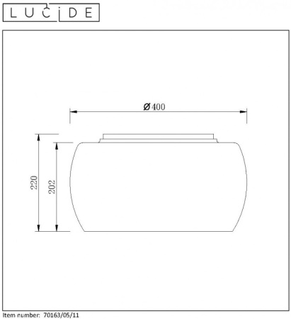Накладные светильники — Накладной светильник LUCIDE 70163/05/11 купить в 