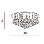 Потолочные люстры — Потолочная люстра Azzardo Bolla 48 AZ1287 купить в 