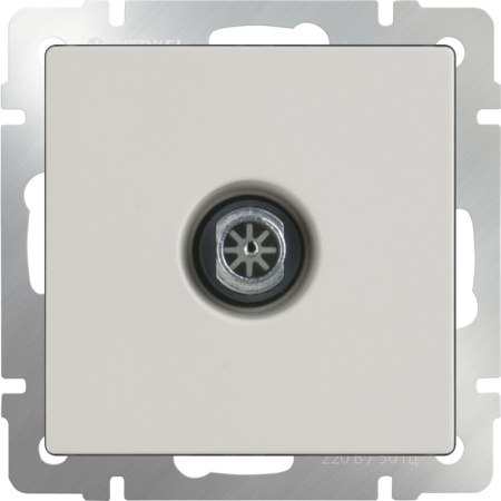 Розетки — Розетка Werkel WL03-TV-2W-ivory (слоновая кость) купить в 