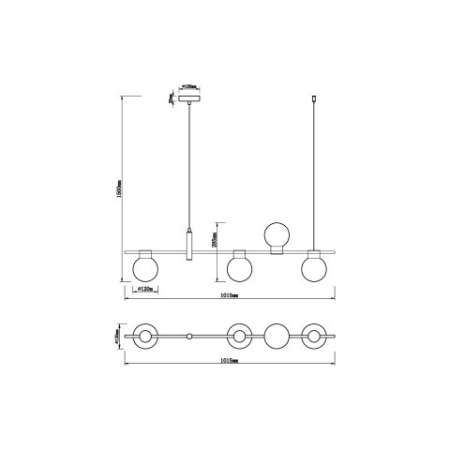 Люстры на штанге — Люстра на штанге Vele Luce VL5872P24 купить в 