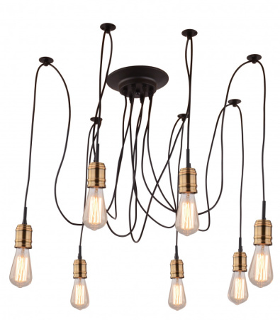 Люстры подвесные — Подвесная люстра ARTE Lamp A4290SP-7BK купить в  Люстры подвесные — Подвесная люстра ARTE Lamp A4290SP-7BK купить в
