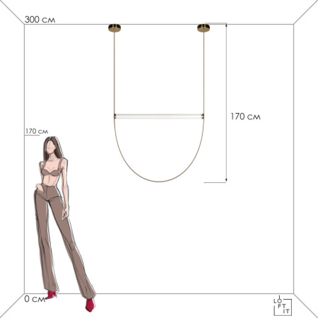 Подвесные светильники — Подвесной светильник LOFT IT 10221/1700 купить в 