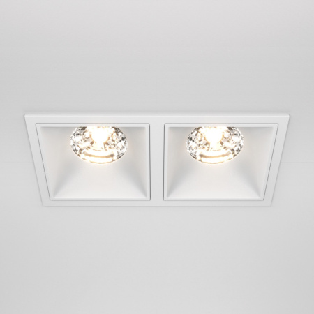 Встраиваемые точечные светильники — Встраиваемый светильник Maytoni Technical DL043-02-15W3K-D-SQ-W купить в 