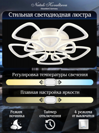 Люстры накладные — Накладная люстра Natali Kovaltseva LED LAMPS 81127/7C купить в  Люстры накладные — Накладная люстра Natali Kovaltseva LED LAMPS 81127/7C купить в
