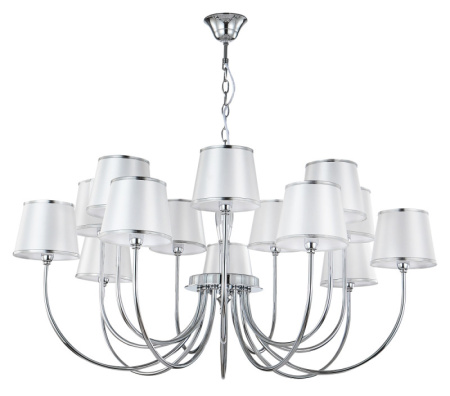 Люстры подвесные — Подвесная люстра Crystal Lux FAVOR SP7+7 CHROME купить в 