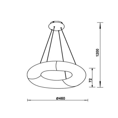 Люстры подвесные — Подвесная светодиодная люстра Zumaline Lima 15010002 купить в 