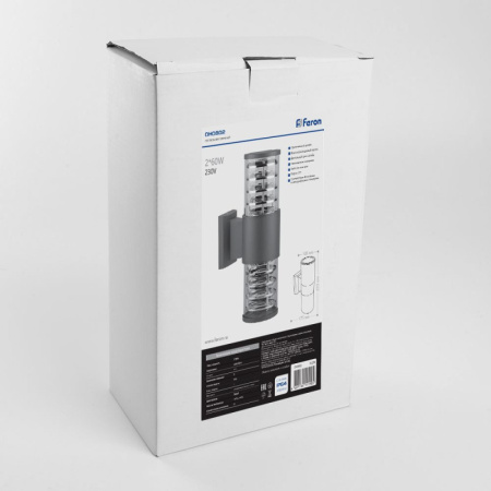 Уличные настенные светильники — Светильник настенный Feron 06299 купить в 