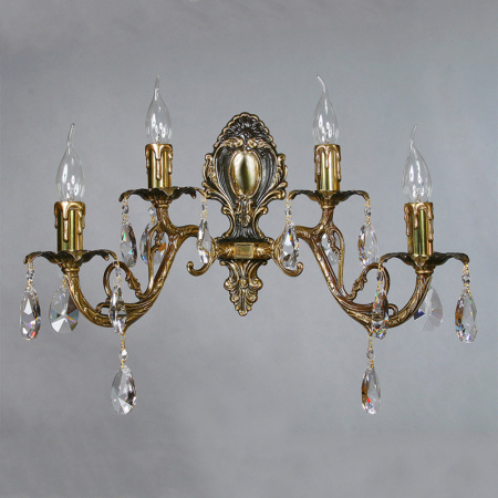 Настенные бра — Бра AMBIENTE by BRIZZI 8888/2+2 PB Tear drop купить в 