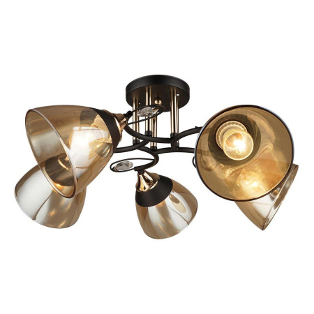 Потолочные люстры — Потолочная люстра IMEX MD.3807-5-S BK+FGD купить в 