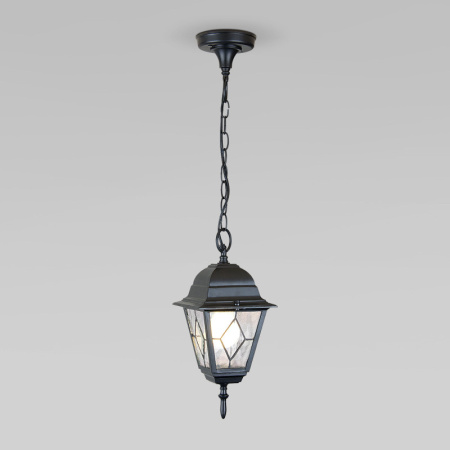 Подвесные уличные светильники — Подвесной уличный светильник Elektrostandard Vega H черный купить в 