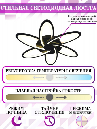 Люстры накладные — Накладная люстра Natali Kovaltseva HIGH-TECH LED LAMPS 82008 BLACK купить в  Люстры накладные — Накладная люстра Natali Kovaltseva HIGH-TECH LED LAMPS 82008 BLACK купить в