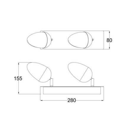 Споты — Светодиодный спот Zumaline Sparkles CK180113-2 купить в 