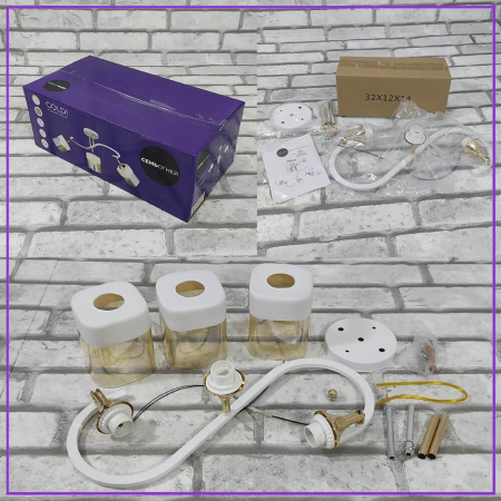 Потолочные люстры — Потолочная люстра Seven Fires Goldi SF3323/3C-FGD-WT купить в 