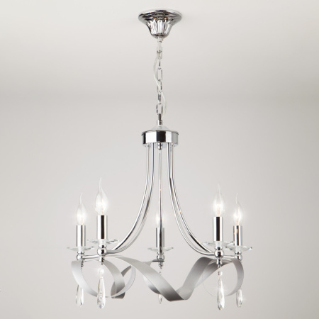 Люстры подвесные — Подвесная люстра Eurosvet 60064/5 хром купить в 