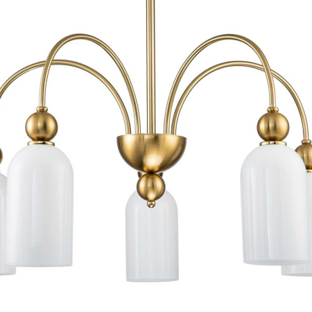 Люстры на штанге — Потолочная люстра Escada ODE 686/5PL Copper купить в 