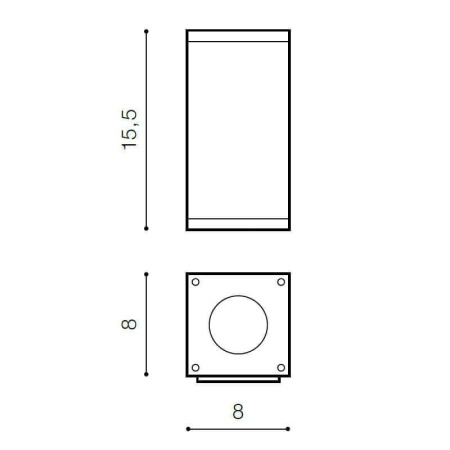 Настенные бра — Настенный светильник Azzardo Livio 2 AZ1312 купить в 