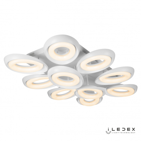 Свет для дома — Потолочная люстра iLedex Fancy FS-011-X10 240W WH купить в  Свет для дома — Потолочная люстра iLedex Fancy FS-011-X10 240W WH купить в