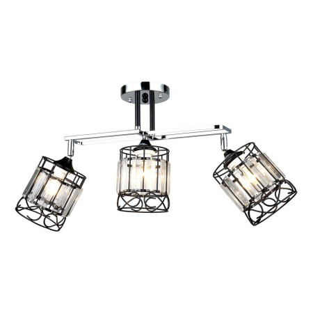 Потолочные люстры — Потолочная люстра IMEX MD.3372-3-S CH+BK купить в 