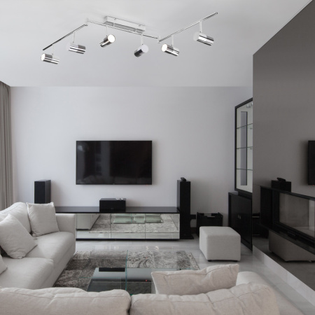 Споты — Спот Eurosvet 20086/6 LED хром/черный жемчуг купить в 