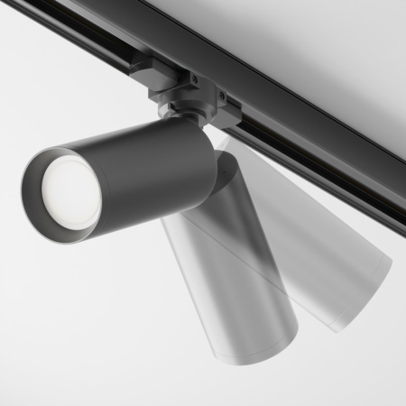 Трековые светильники — Светильник на шине Maytoni Technical TR028-3-GU10-B купить в 