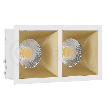 Встраиваемые точечные светильники — Встраиваемый светильник LeDron RISE KIT 2 White/Gold купить в  Встраиваемые точечные светильники — Встраиваемый светильник LeDron RISE KIT 2 White/Gold купить в