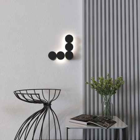 Настенные бра — Бра Elektrostandard Brioni черный (40131/LED) купить в  Настенные бра — Бра Elektrostandard Brioni черный (40131/LED) купить в