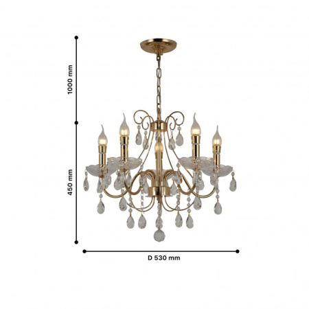 Люстры подвесные — Подвесная люстра F-Promo 2574-5P купить в 