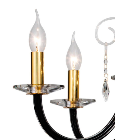 Люстры подвесные — Подвесная люстра Lumien Hall Лотер 2025/8H-BKGD купить в 