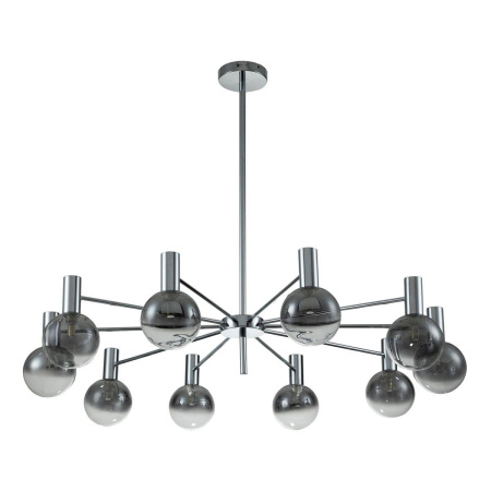 Люстры на штанге — Подвесная люстра Indigo Collana 13015/10R Chrome V000225 купить в  Люстры на штанге — Подвесная люстра Indigo Collana 13015/10R Chrome V000225 купить в