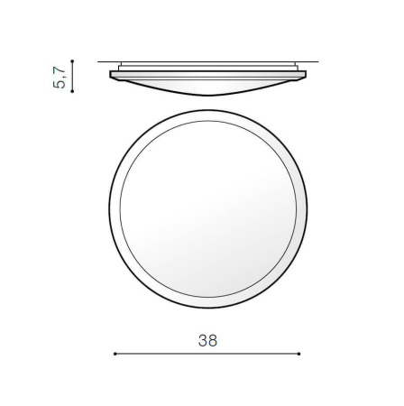 Накладные светильники — Накладной светильник Azzardo Junona 38 AZ2751 купить в 
