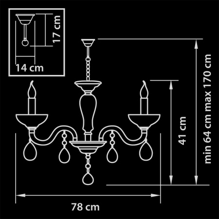 Потолочные люстры — Подвесная люстра Osgona Artifici 719088 купить в 