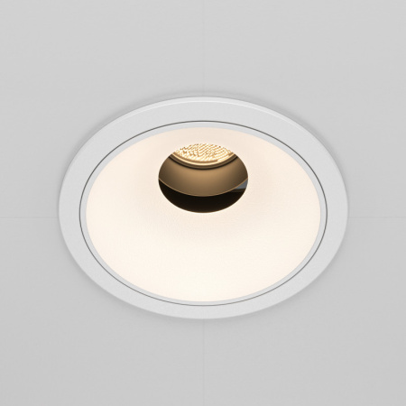 Встраиваемые точечные светильники — Встраиваемый светильник Maytoni Technical DL057-10W3K-W купить в 