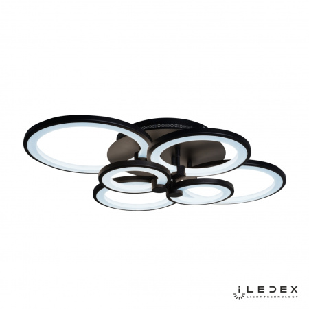 Свет для дома — Потолочная люстра iLedex Ring A001/6 BK купить в  Свет для дома — Потолочная люстра iLedex Ring A001/6 BK купить в