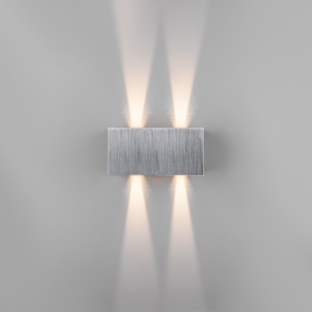 Уличные настенные светильники — Светильник настенный Elektrostandard WINNER DOUBLE LED алюминий (35137/W) купить в 