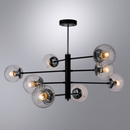 Люстры на штанге — Люстра на штанге ARTE Lamp A3566PL-8BK купить в  Люстры на штанге — Люстра на штанге ARTE Lamp A3566PL-8BK купить в