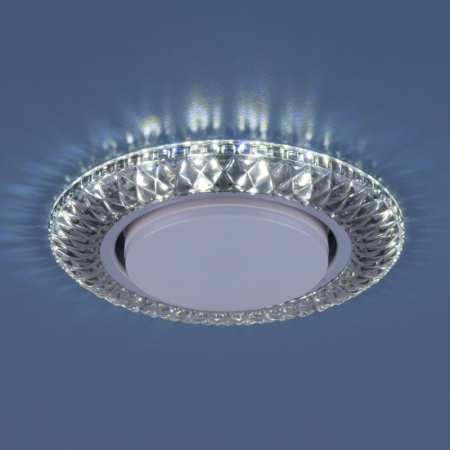 Встраиваемые точечные светильники — Встраиваемый светильник Elektrostandard 3020 GX53 SB дымчатый купить в 