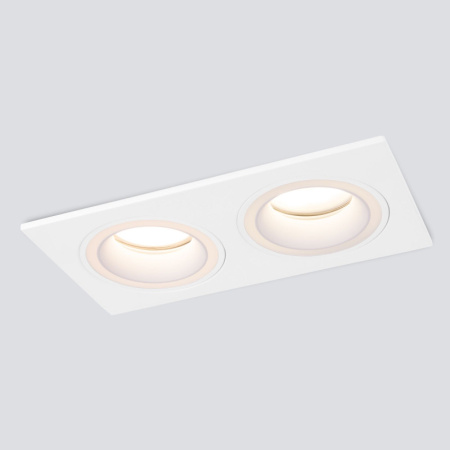 Встраиваемые точечные светильники — Встраиваемый светильник Elektrostandard 1091/2 MR16 белый купить в 