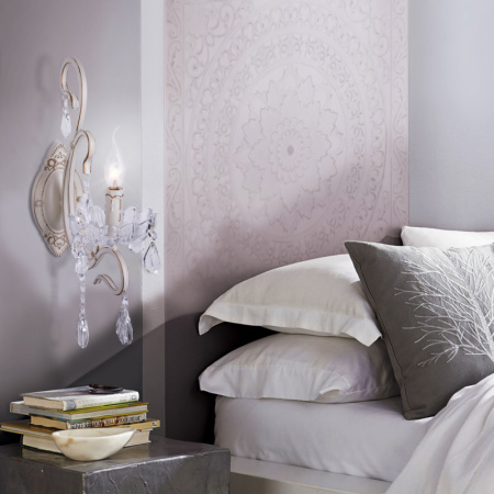 Настенные бра — Бра Eurosvet 12205/1 белый Strotskis купить в 